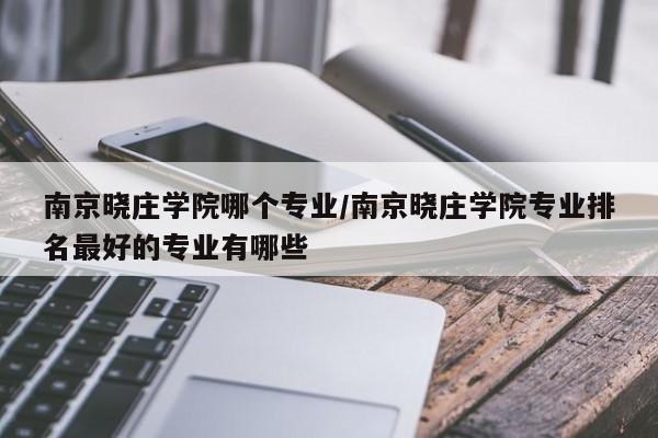 南京晓庄学院哪个专业/南京晓庄学院专业排名最好的专业有哪些